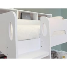 Castel Single Bunk Bed with Shelves